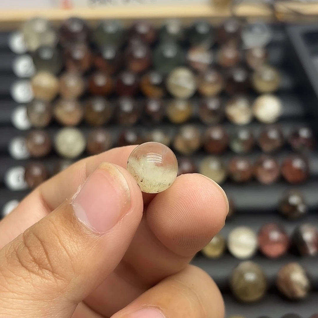 水晶珠宝半成品未镶嵌自*幽灵