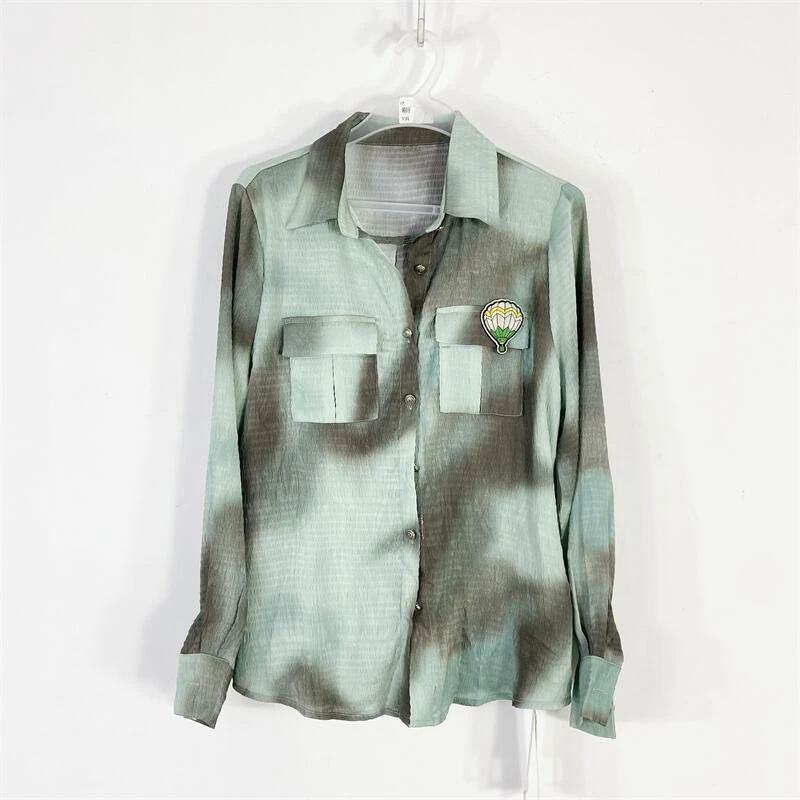 【77衣橱】KA3882精品女装上衣长袖衬衫【红人上新】