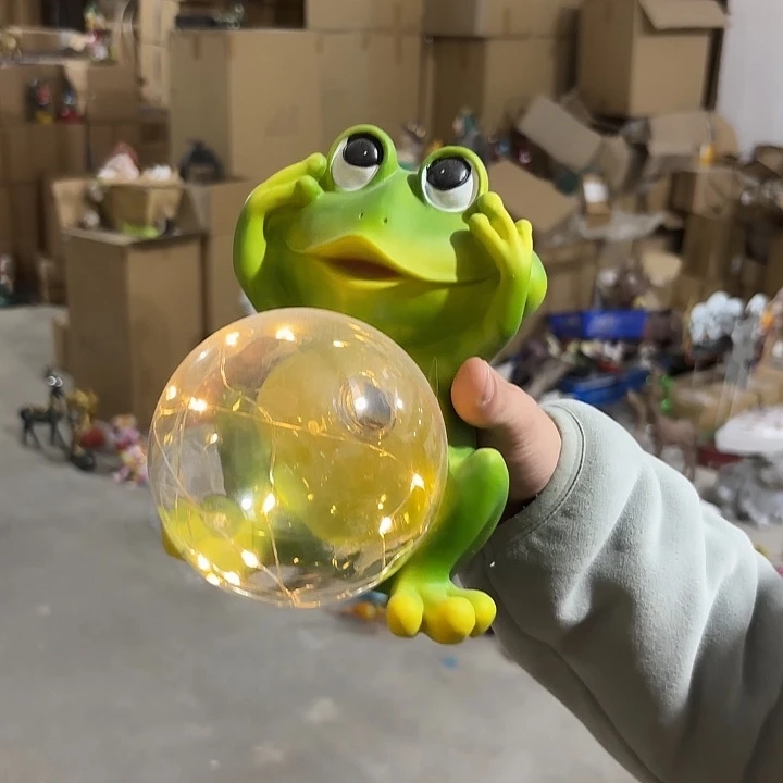 瓷片样品哟哟样品样品青蛙球灯