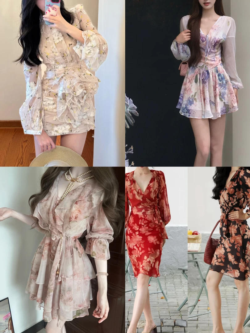 A801-900气质淑女连衣裙夏季