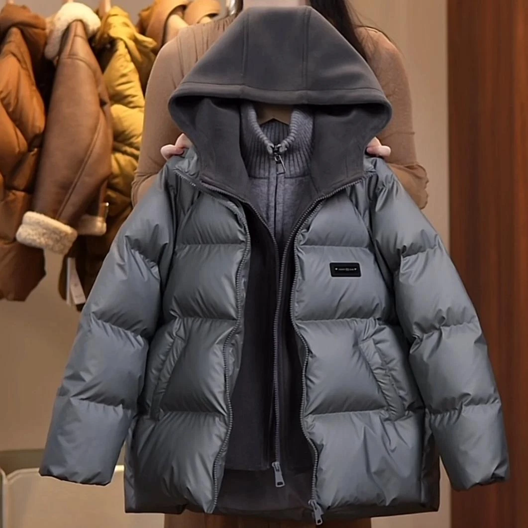 巴拉童年男童加厚白鸭绒羽绒服2024新款儿童冬季假两件中大童保暖