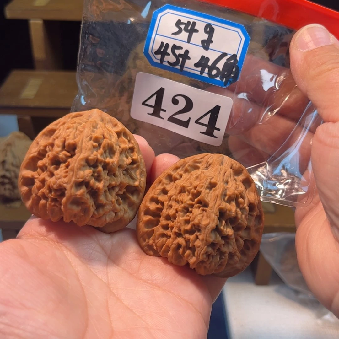 吊坠文玩核桃一***铁三角将46