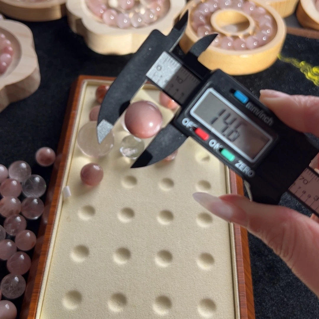 爱***餐手链未镶嵌水晶14.6m定制通孔不退不换