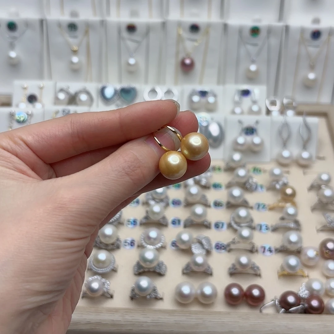 淡水珍珠颈饰银S925镶嵌