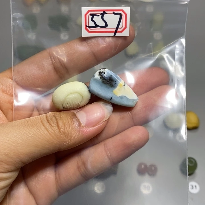 蛇纹石玉颈饰未镶嵌古***申