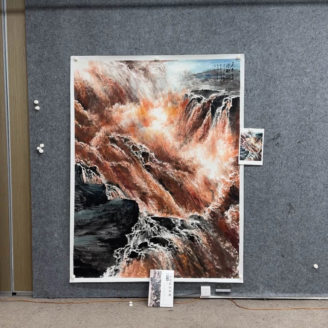 国画国画作品QF老师山水