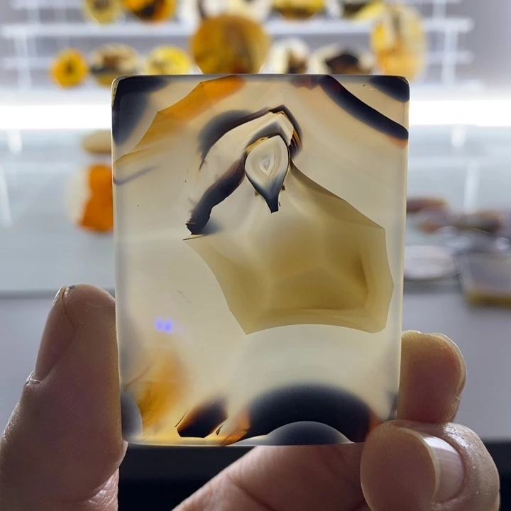 玛瑙/玉髓合金颈饰