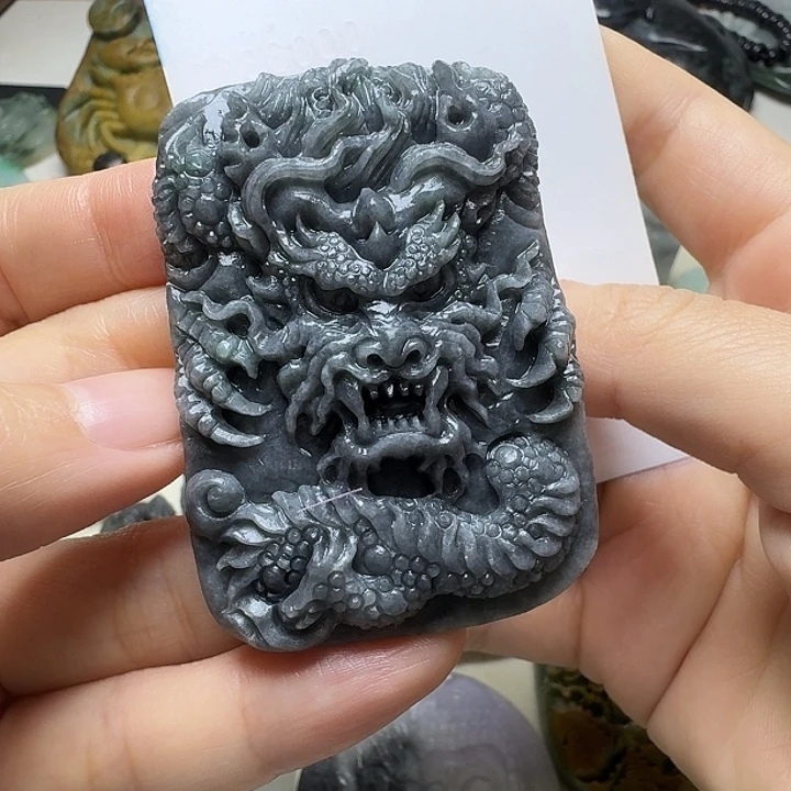 柴***本定制翡翠未镶嵌毛货