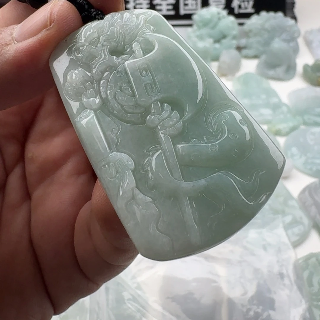 颈饰未镶嵌翡翠天然缅甸A货翡翠