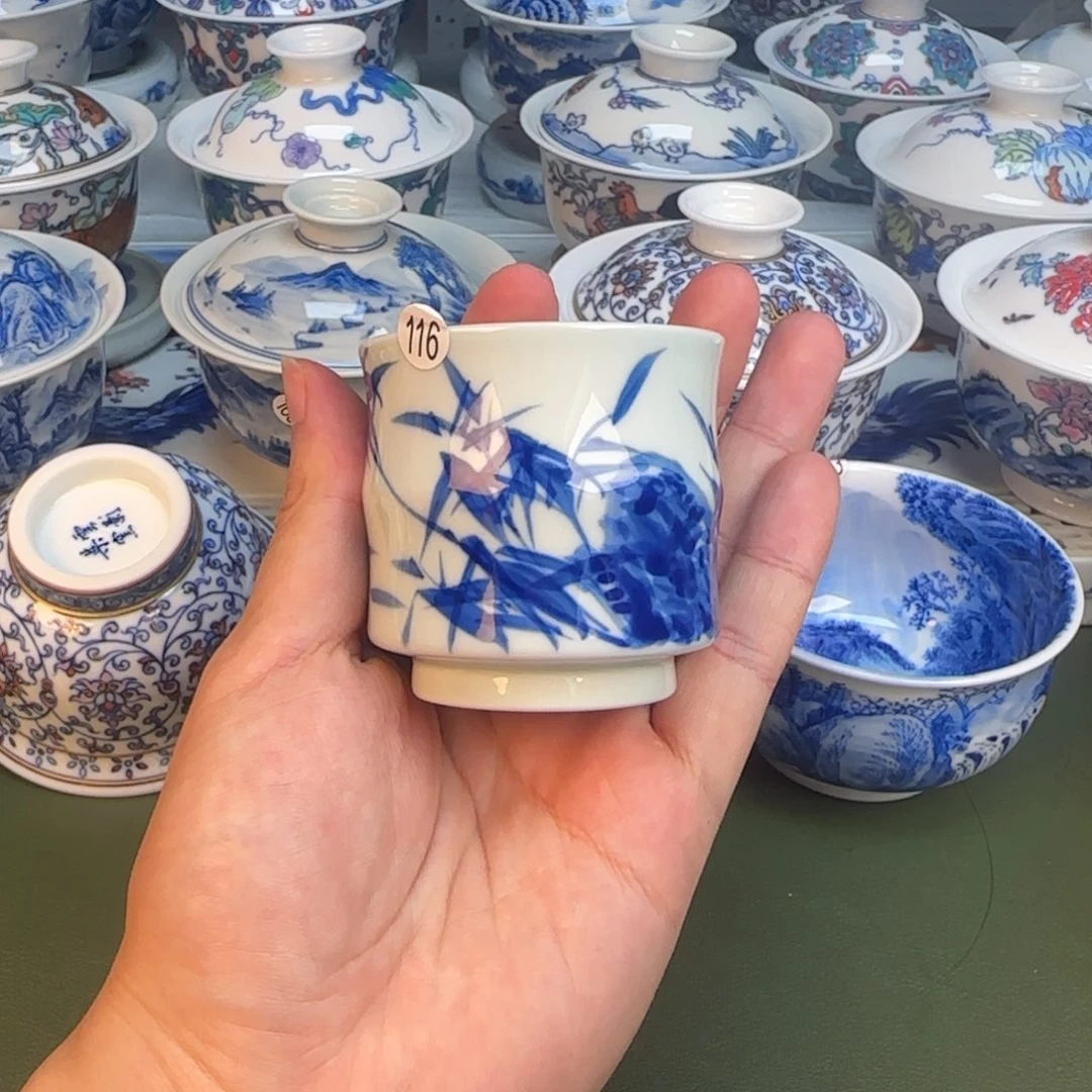 彦祖纯手工手绘茶具116