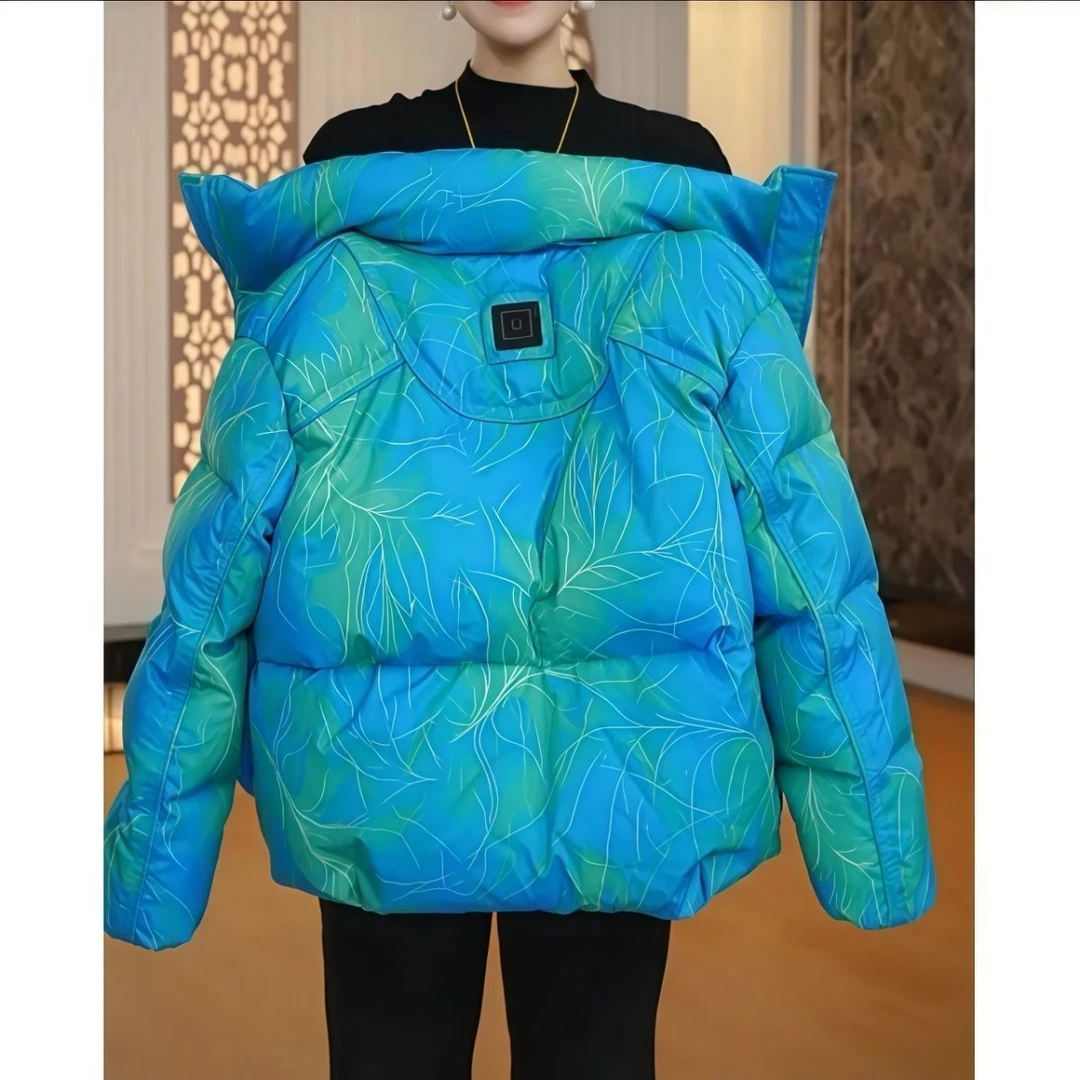 花花公子贵宾【清仓】棉衣女短款2025冬季新款时尚羽绒棉服韩版宽松