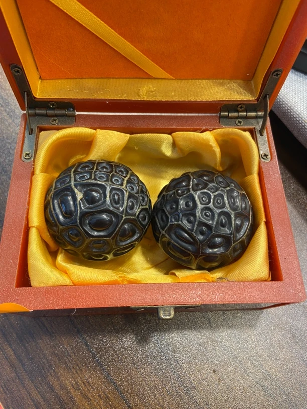 藏品阳纹手球文玩收藏富贵象征把玩