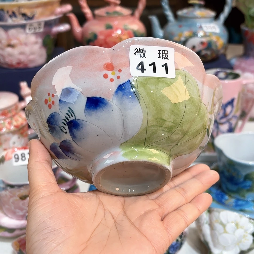 爱***淏景德镇手绘高温釉下彩陶瓷茶具