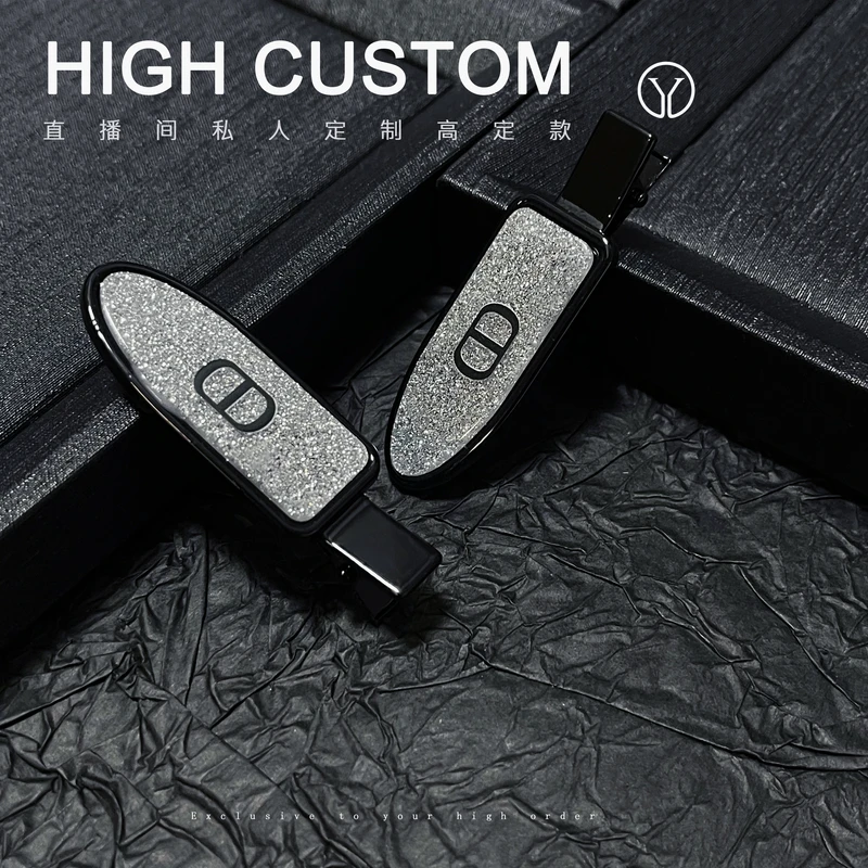 猪鼻子银黑色鸭嘴夹一对装