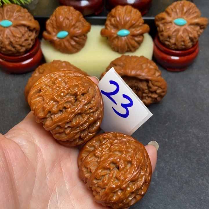 文玩核桃把件41白狮子23