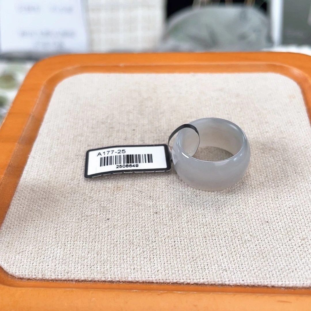 和田玉（糖玉）未镶嵌戒指Y87紫吨吨16.8不退换