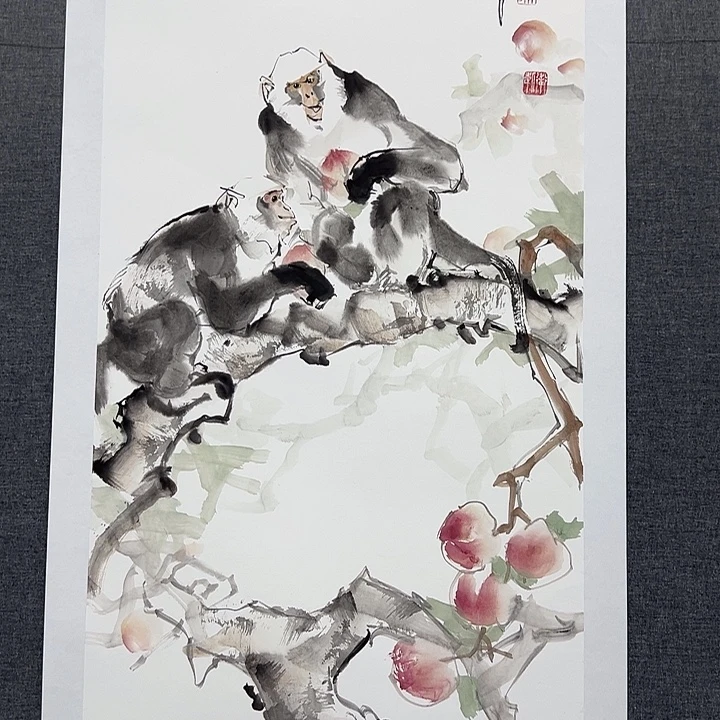 国画书画作品多次