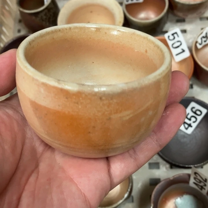 柴烧茶具茶杯大放漏
