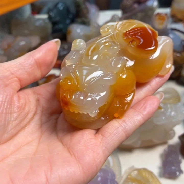 玛瑙/玉髓未镶嵌吊坠(不含链)