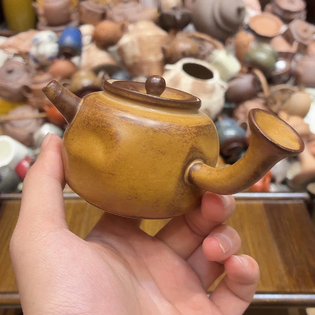 柴烧老岩泥茶器皿