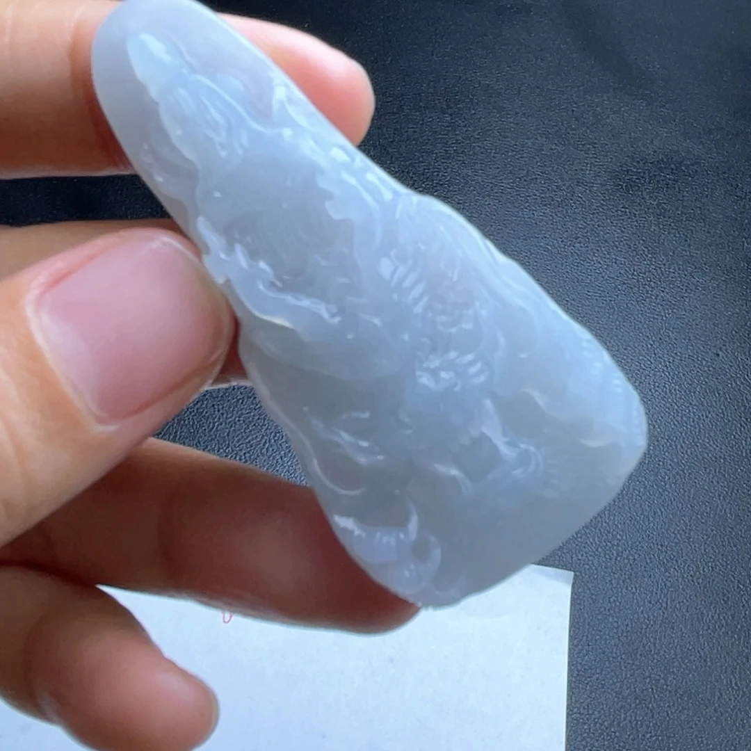 定制翡翠未镶嵌翡翠吊坠