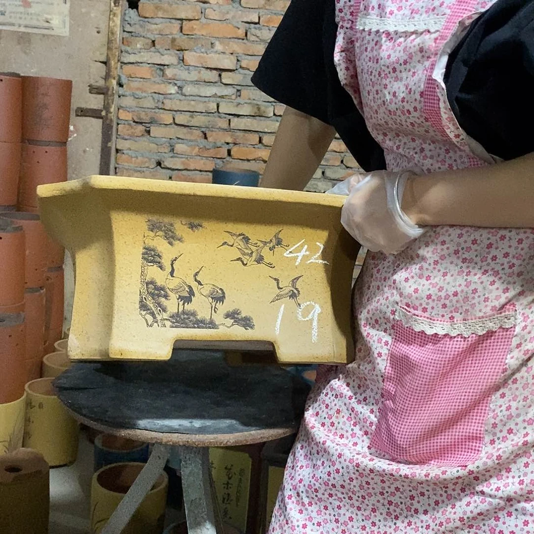 紫砂花盆紫砂花盆