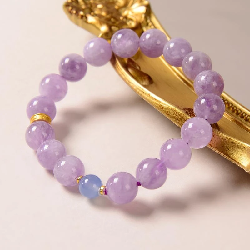 九福晶典 薰衣草紫水晶多宝手串 JFCJ4498