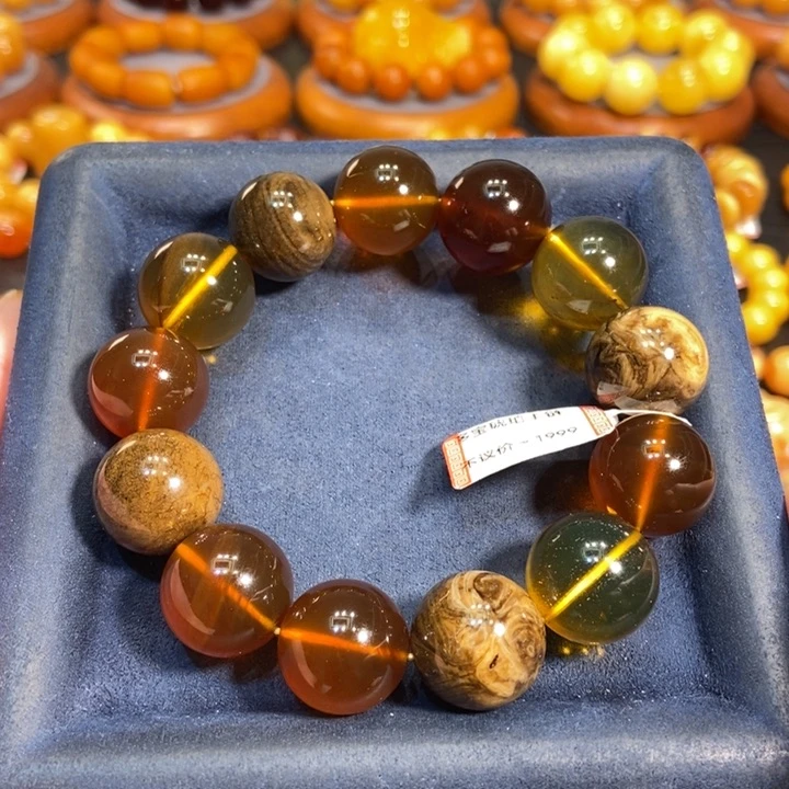 蜜蜡手链未镶嵌蜜蜡