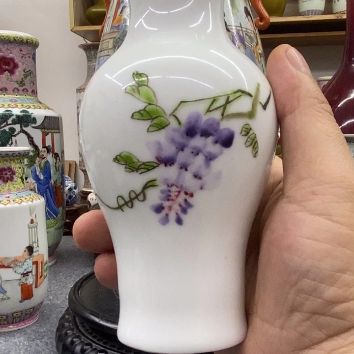 叮***9景德镇釉中青花陶瓷花瓶