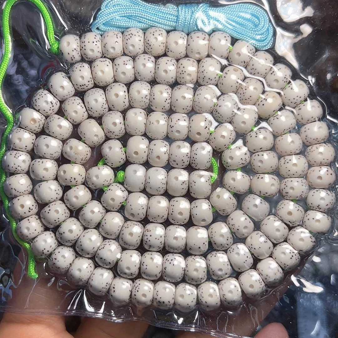 星月菩提手串董*多星月菩提脱脂顺白
