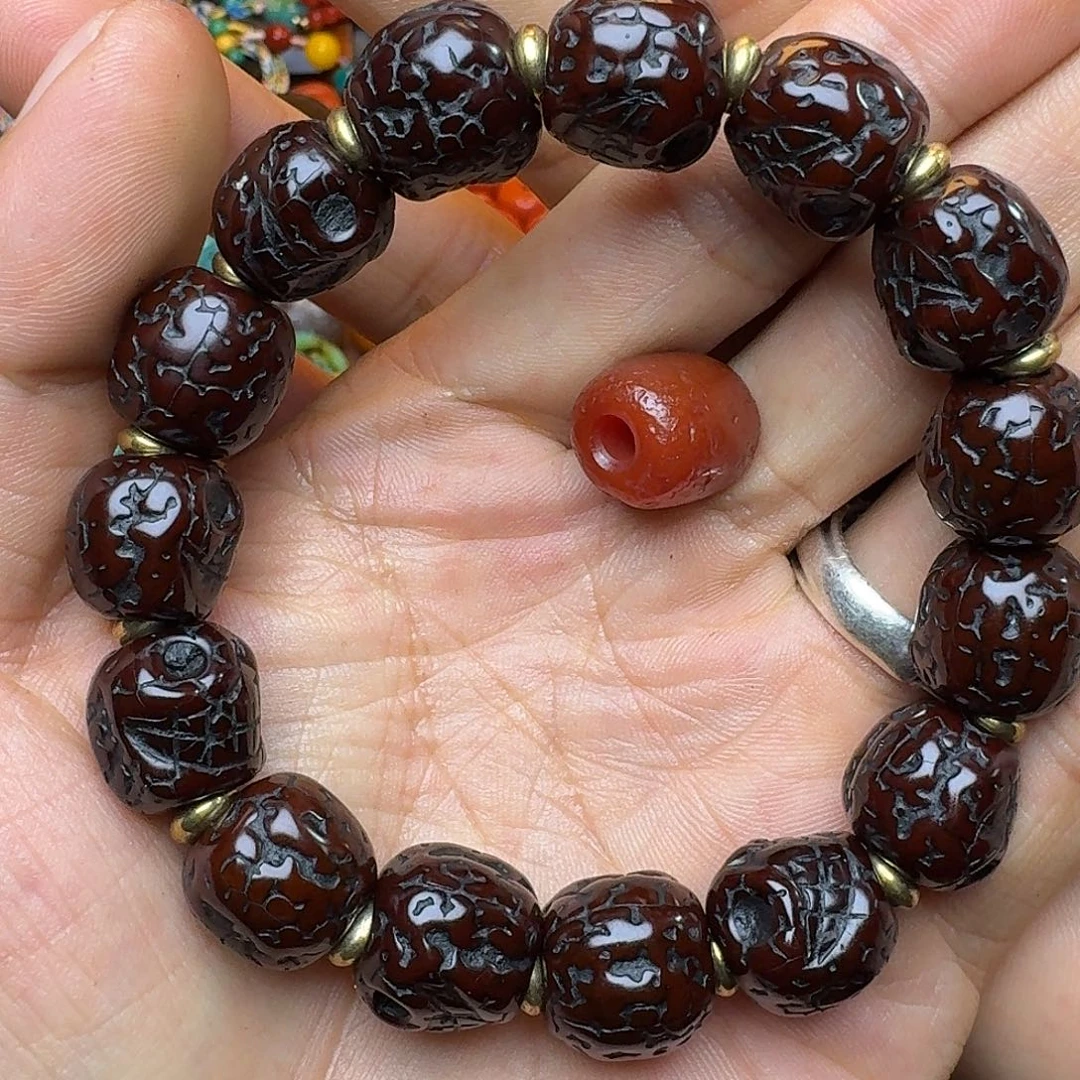 柏香籽/百香籽吊坠星月