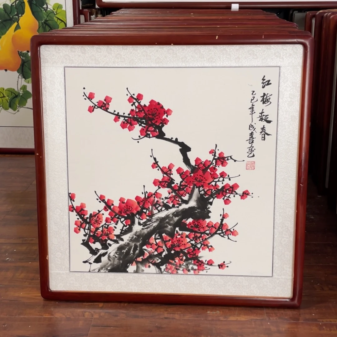 国画带框尺寸63*63厘米