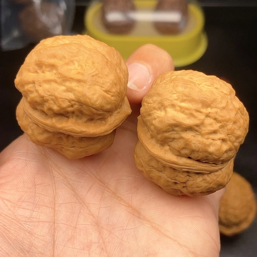 【闪购商品】把件文玩核桃38尺方尊金蟾