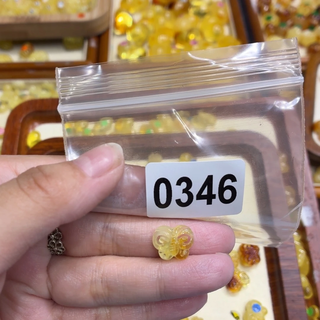 琥珀未镶嵌毛衣链