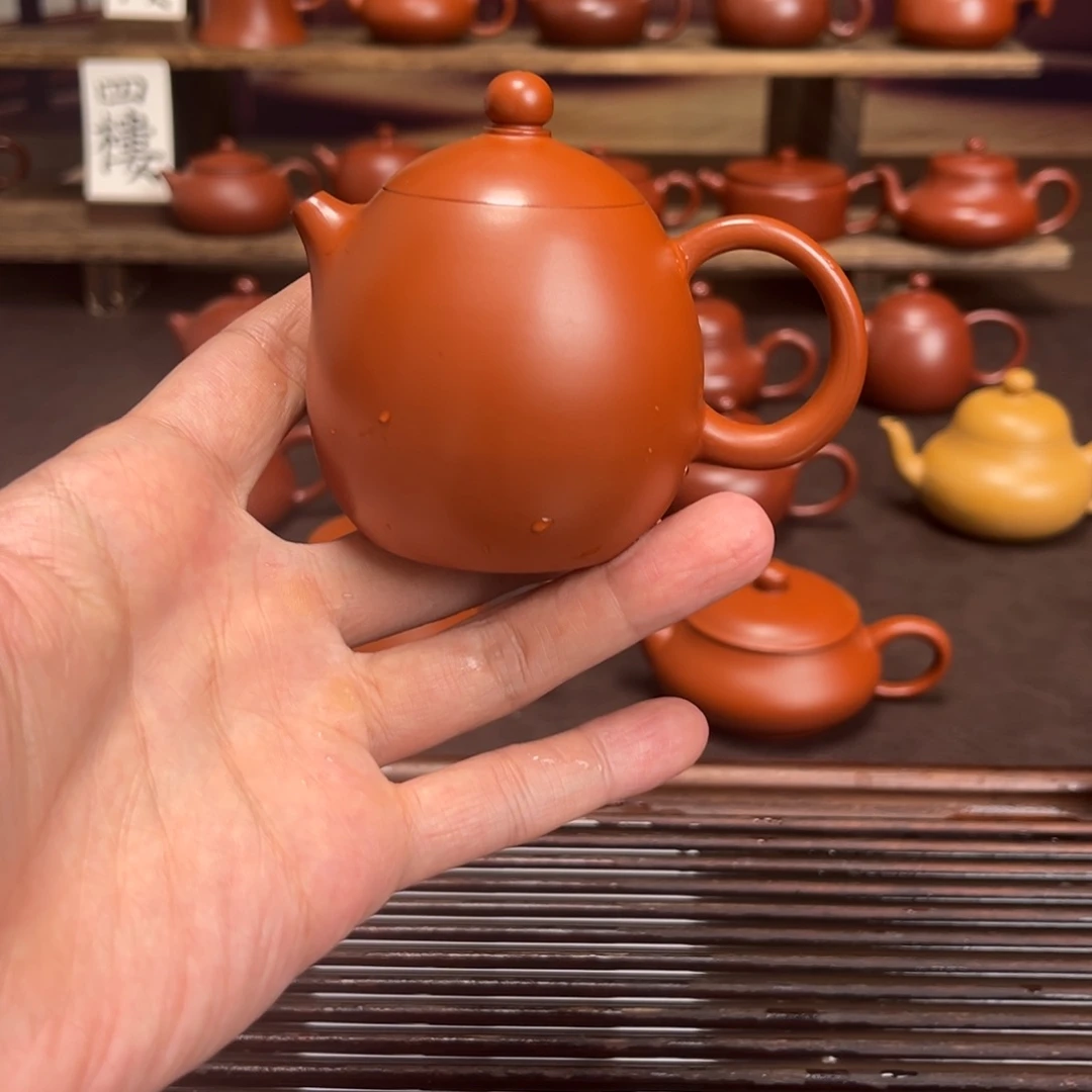 潇***房紫砂茶壶龙蛋精工125cc