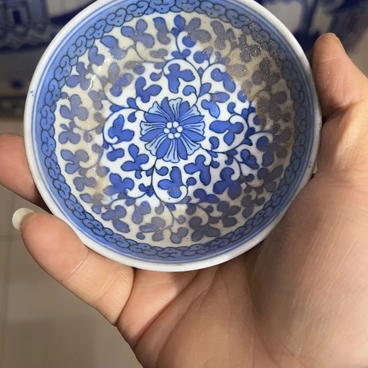 摆件陶10厘米小叠子景德镇
