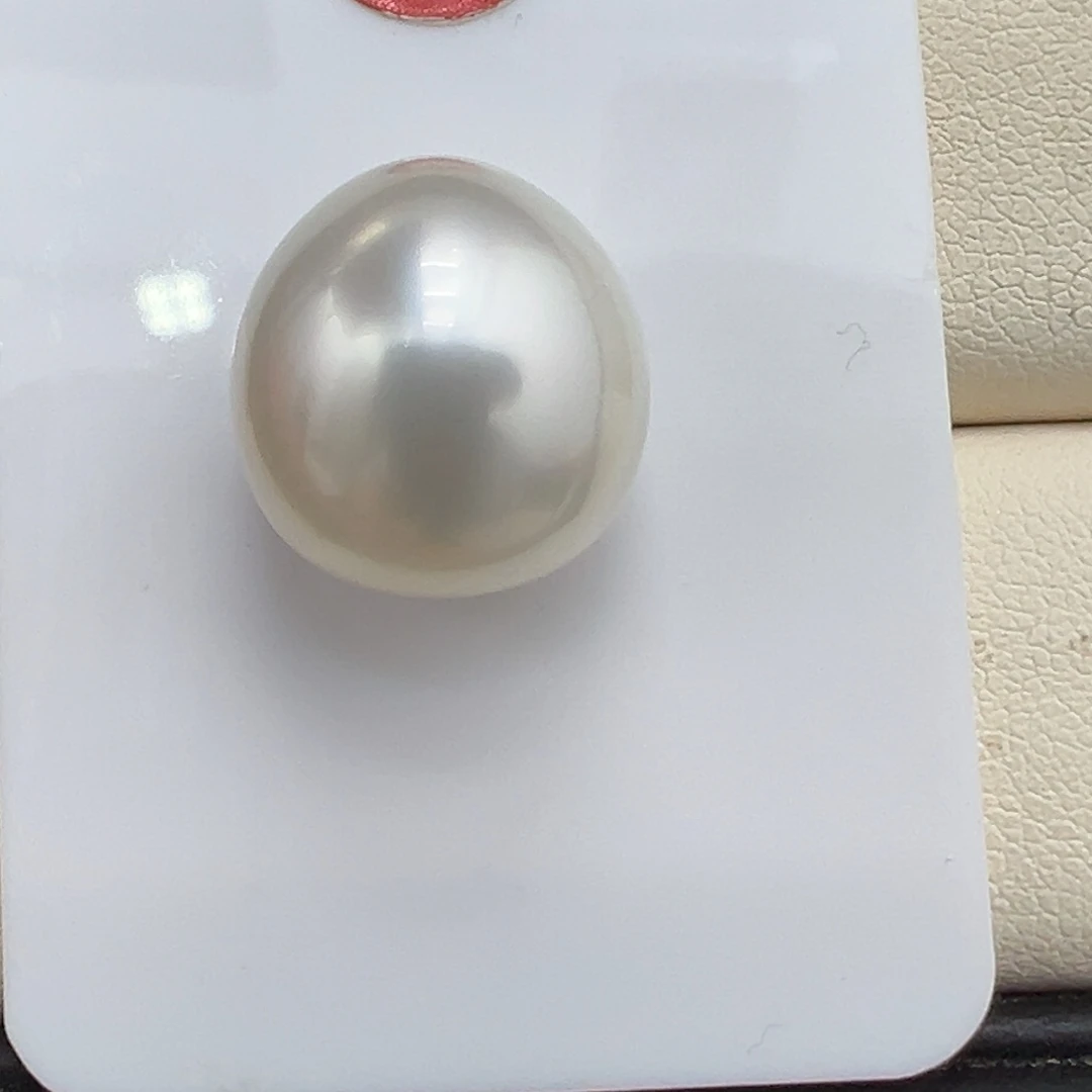 未镶嵌海水珍珠13.9mm无暇澳白裸珠