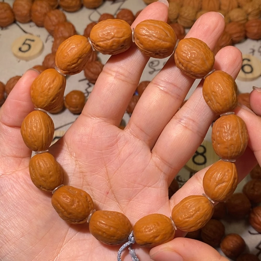 桃核手串时**转黄皮小瓜子