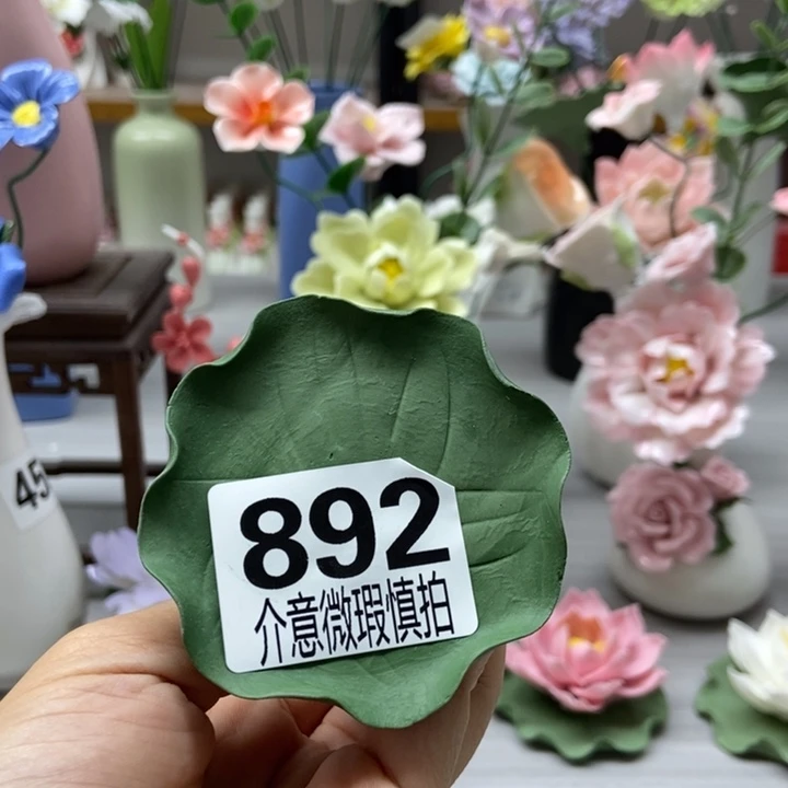 陶瓷手工制作陶瓷花