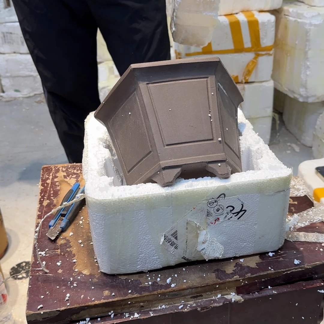 紫砂花盆口径20.13口径