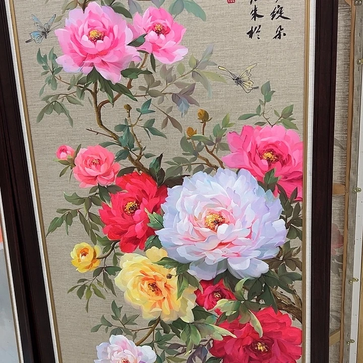 油画会一直一直仔仔细细