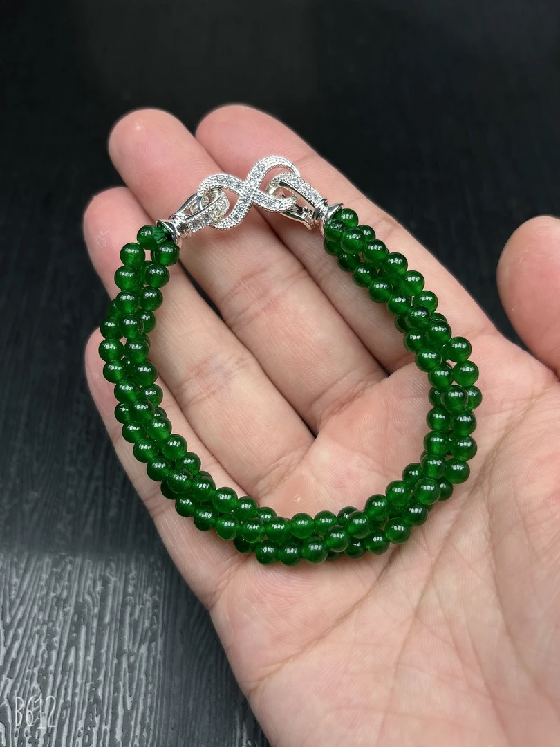 A75 危地马拉麻花小米珠手串卡4mm