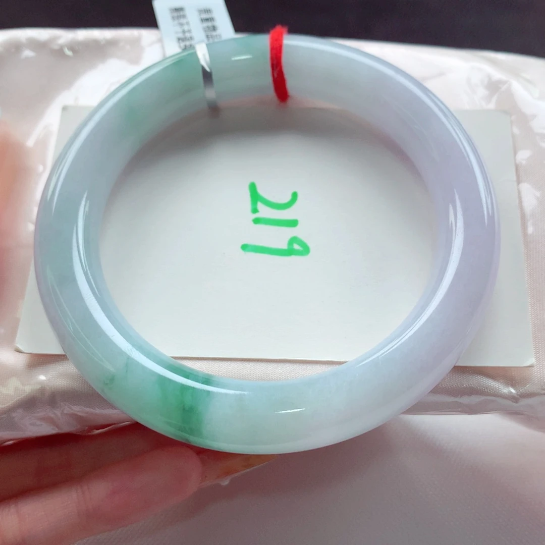 翡翠手镯未镶嵌天然缅甸翡翠A货手镯 219号