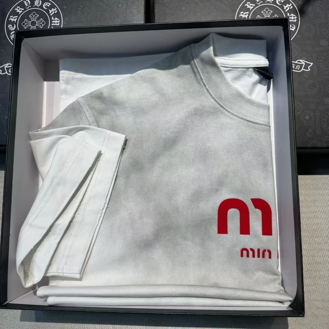 【F2502】轻奢高级感重工重磅T恤 男女同款