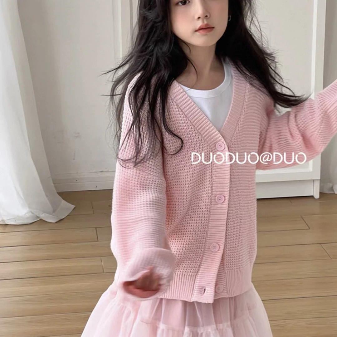3095儿童纯色开衫