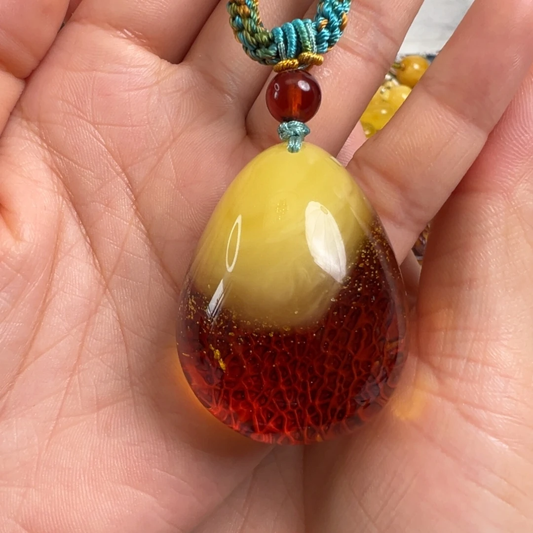 蜜蜡未镶嵌裸石琥珀