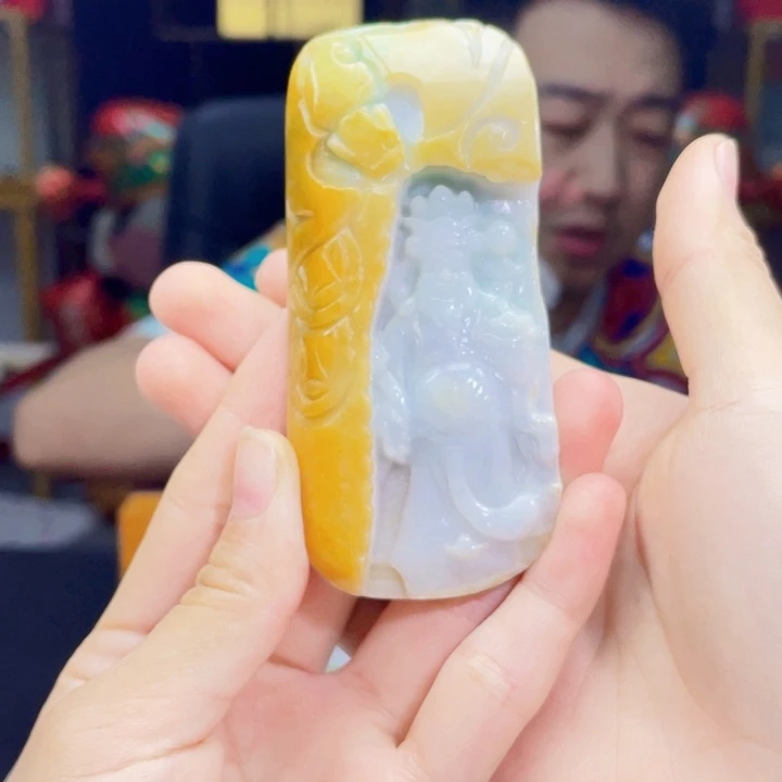 翡翠未镶嵌吊坠(不含链)X115