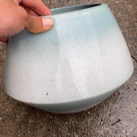 【闪购商品】紫砂花盆高19口17瑕疵