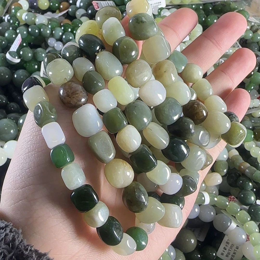 和田玉手链未镶嵌随机发一