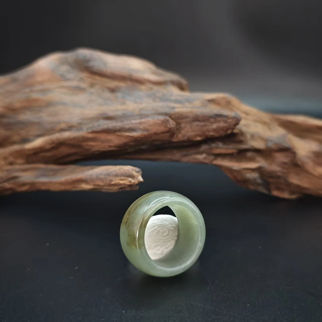 Z和田玉戒圈0361